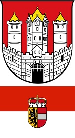 Salzburg címere és zászlója.